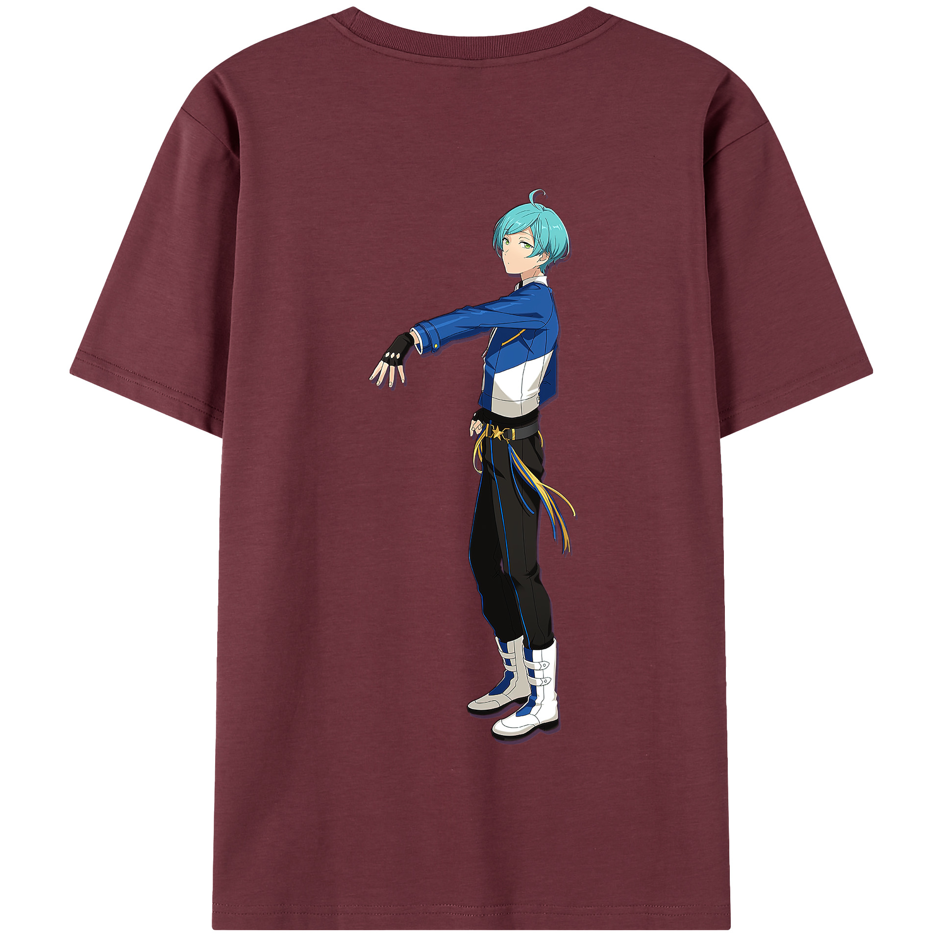 （画像用） あんさんぶるスターズ! Ensemble Stars 綿100％半袖Tシャツ（背面プリント）